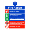 5 Point Fire Action Notice