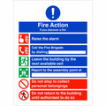 6 Point Fire Action Notice