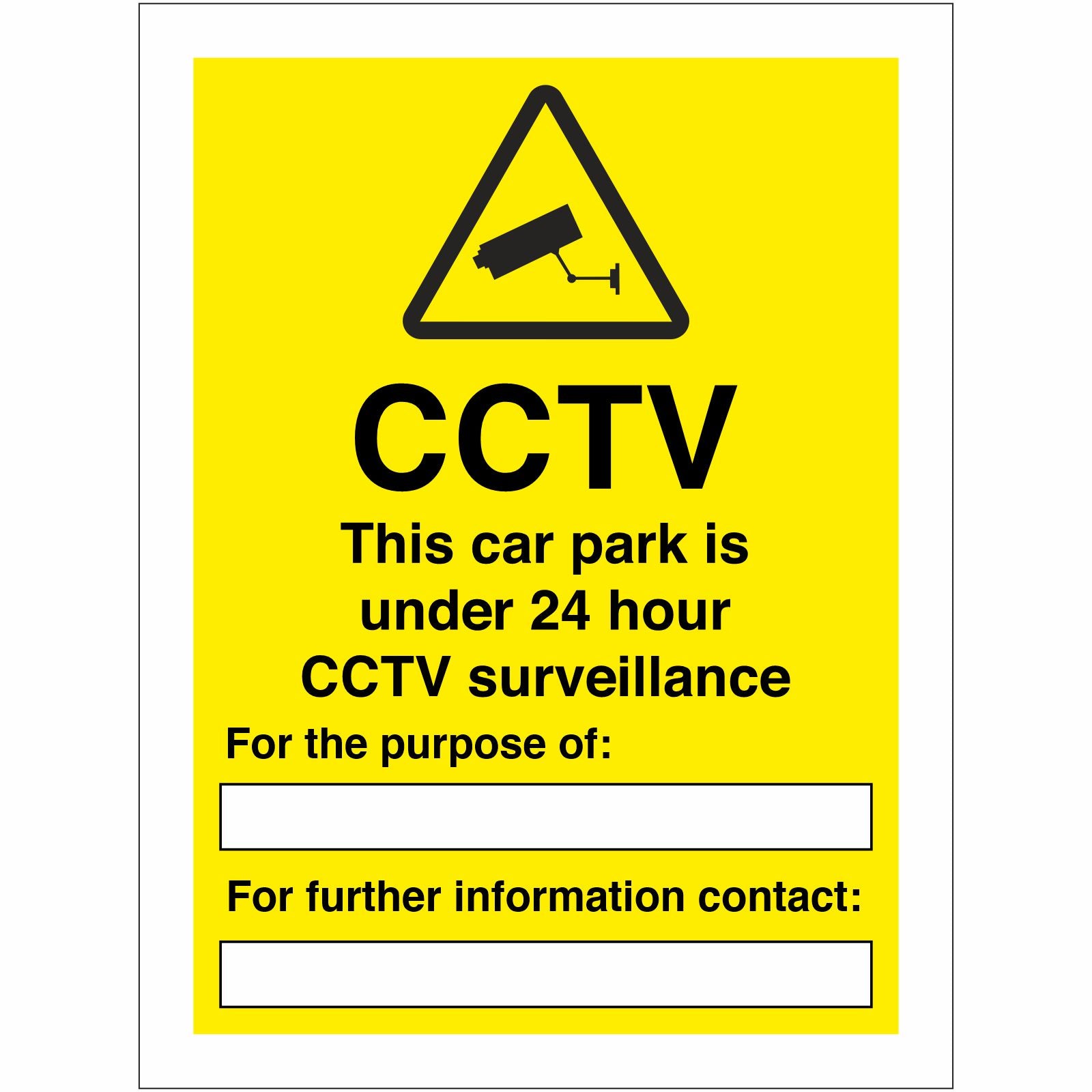 CCTV This Car Park Is Under 24 Hour CCTV