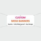 Personalised Mesh Banner