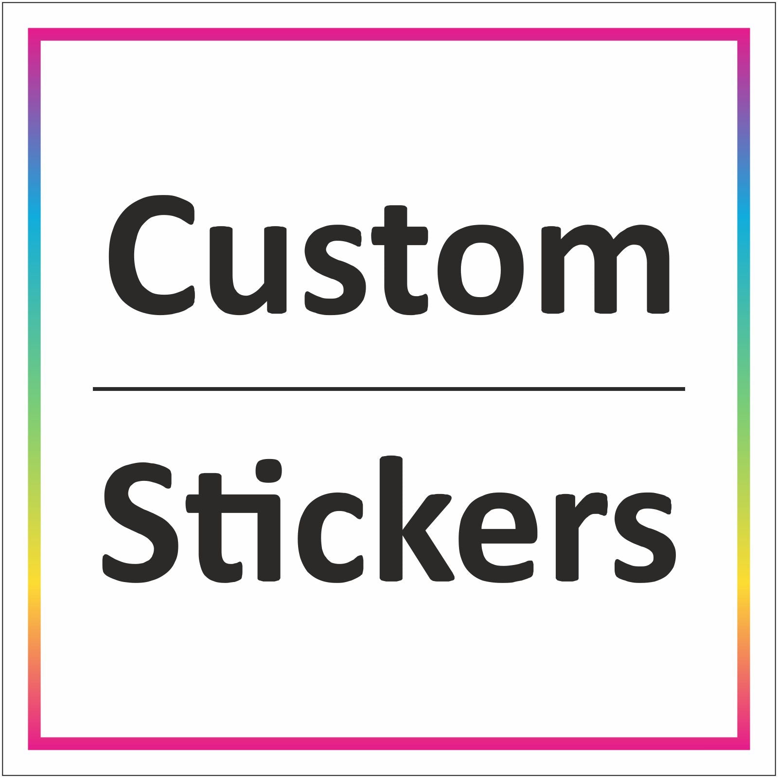Custom Square Stickers