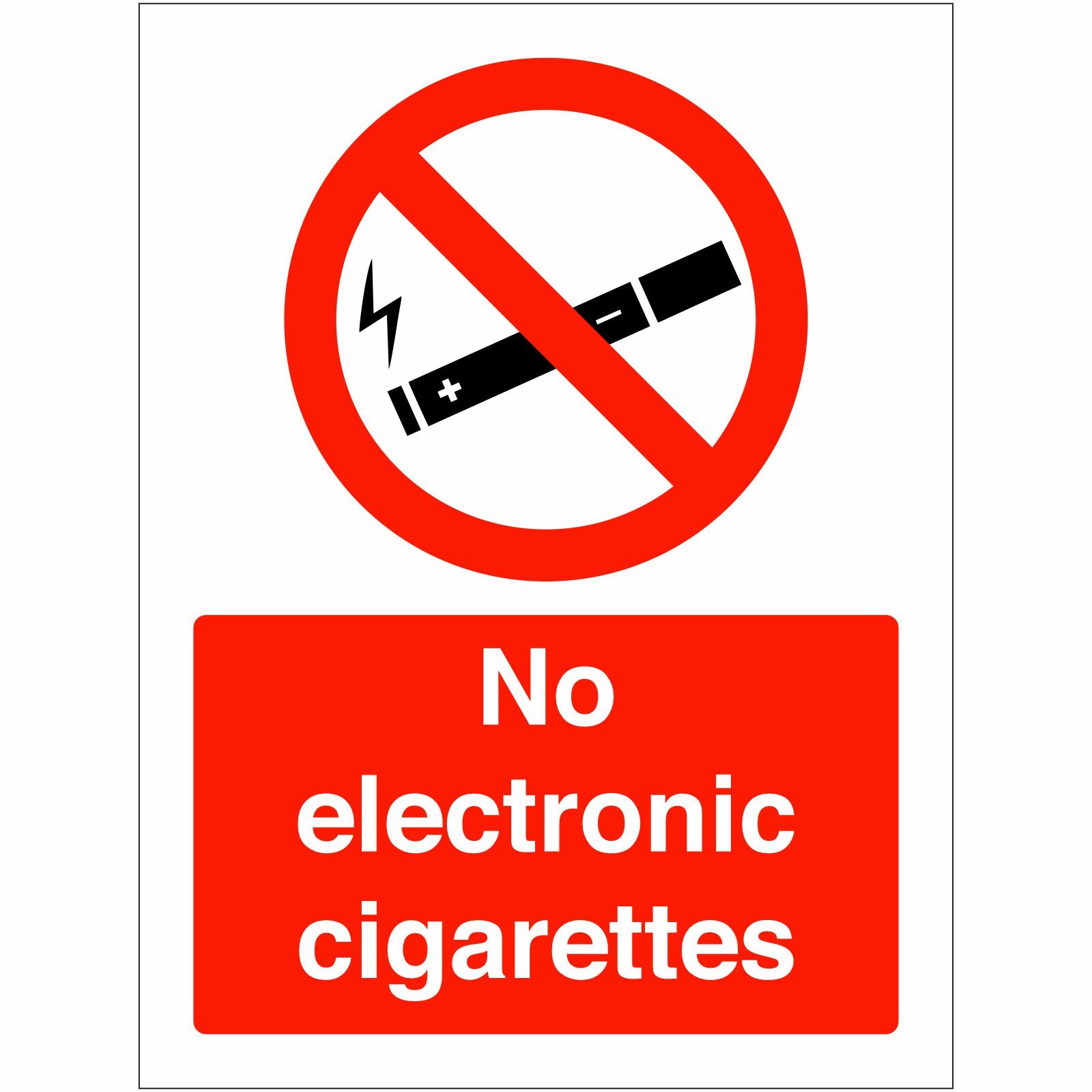 No Electronic Cigarettes