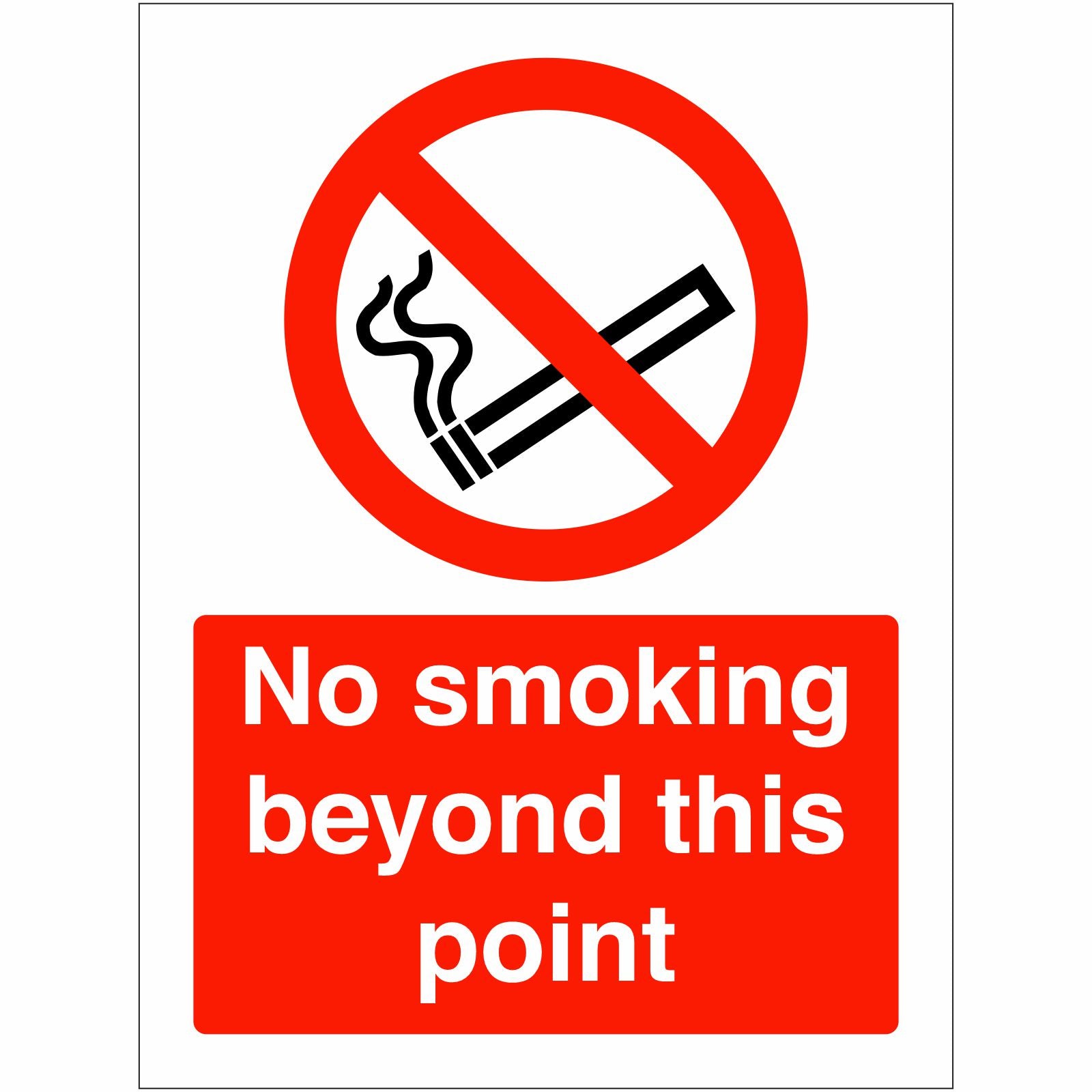No Smoking Beyond This Point