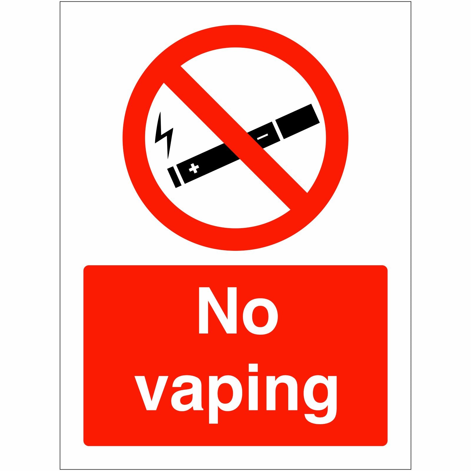 No Vaping