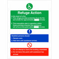 Refuge Fire Action Notice