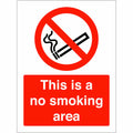 This Is A No Smoking Area