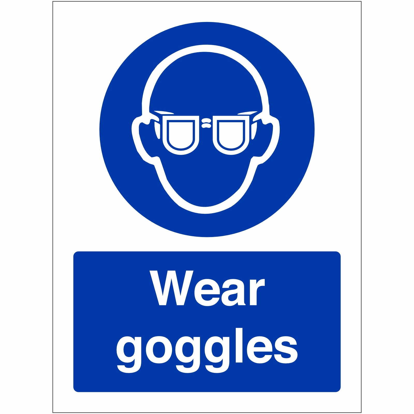 Wear Goggles